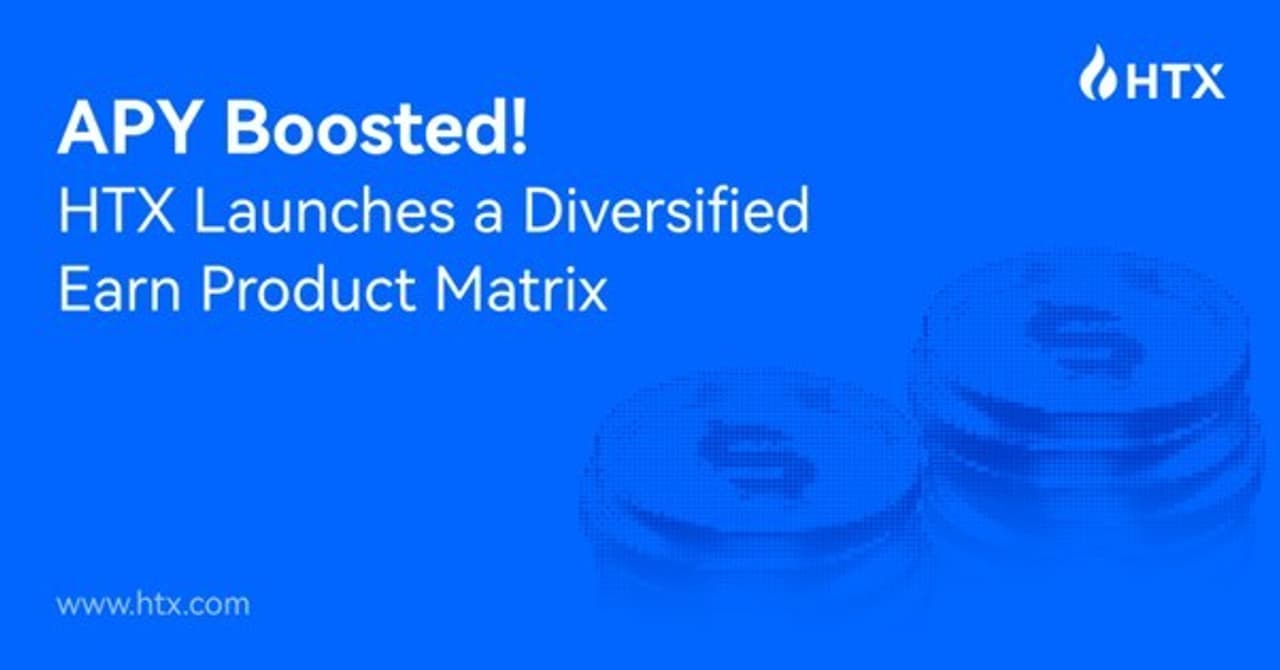 APY Boosted! HTX Launches a Diversified Earn Product Matrix