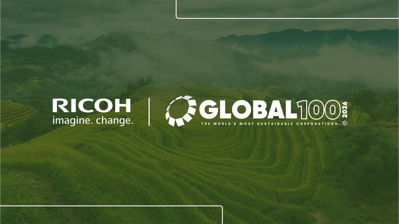 Ricoh named in the 2026 Global 100 Most Sustainable Corporations by Corporate Knights