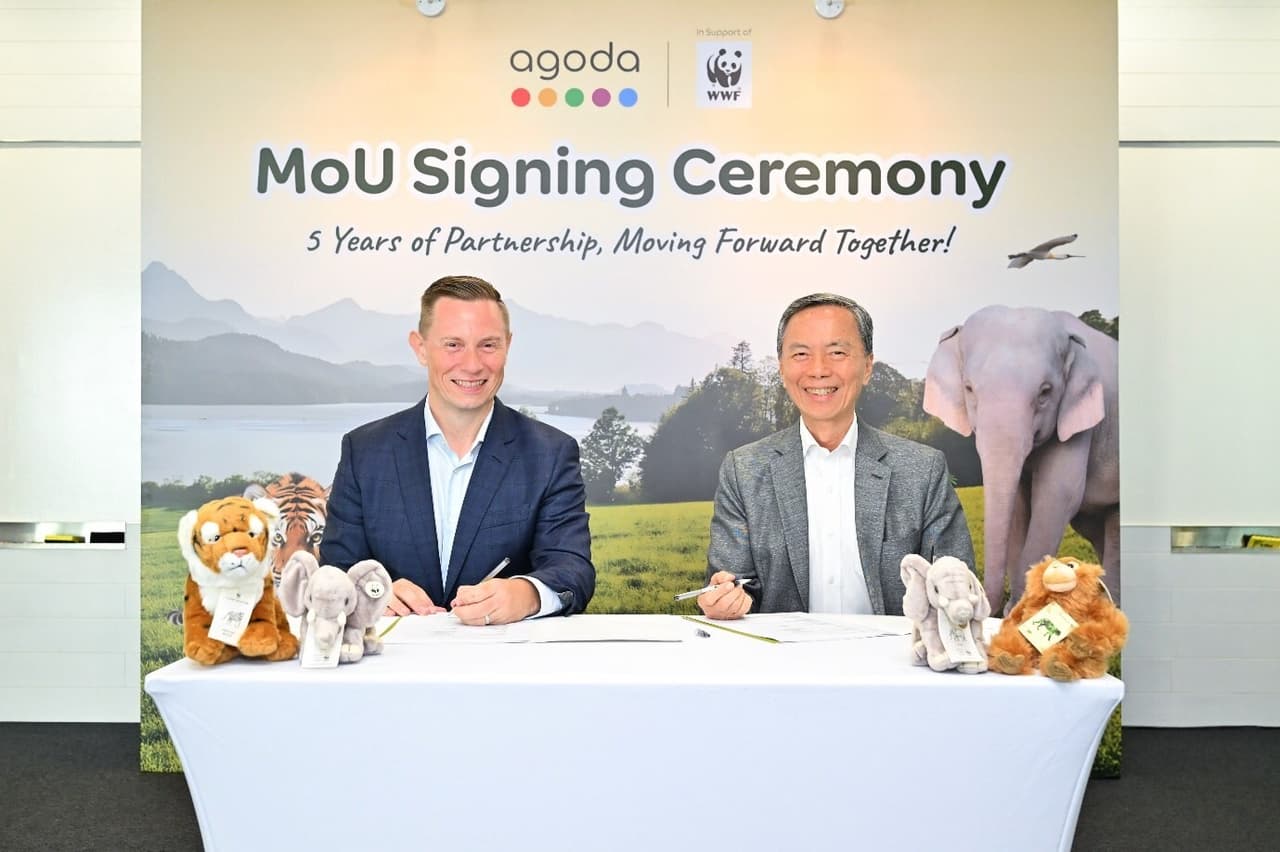 Agoda and WWF Extend Conservation Partnership with Fifth Edition of Eco Deals Program and New Five-Year MoU