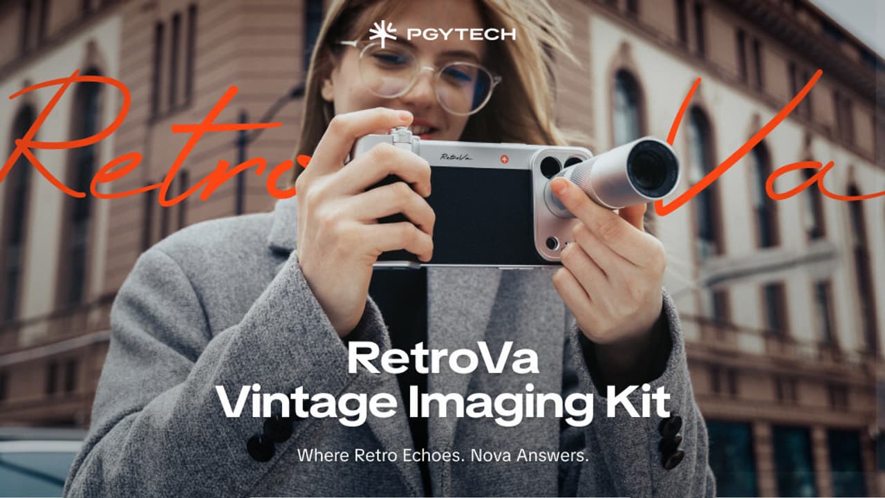 PGYTECH Launches RetroVa on Kickstarter, Innovating Camera-Inspired Experience for Mobile Photography