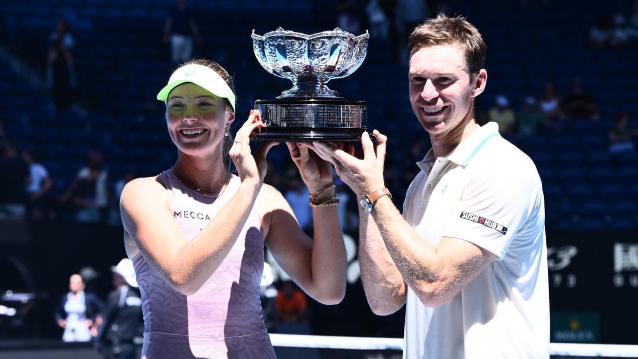 Aussie duo clinch back-to-back mixed titles