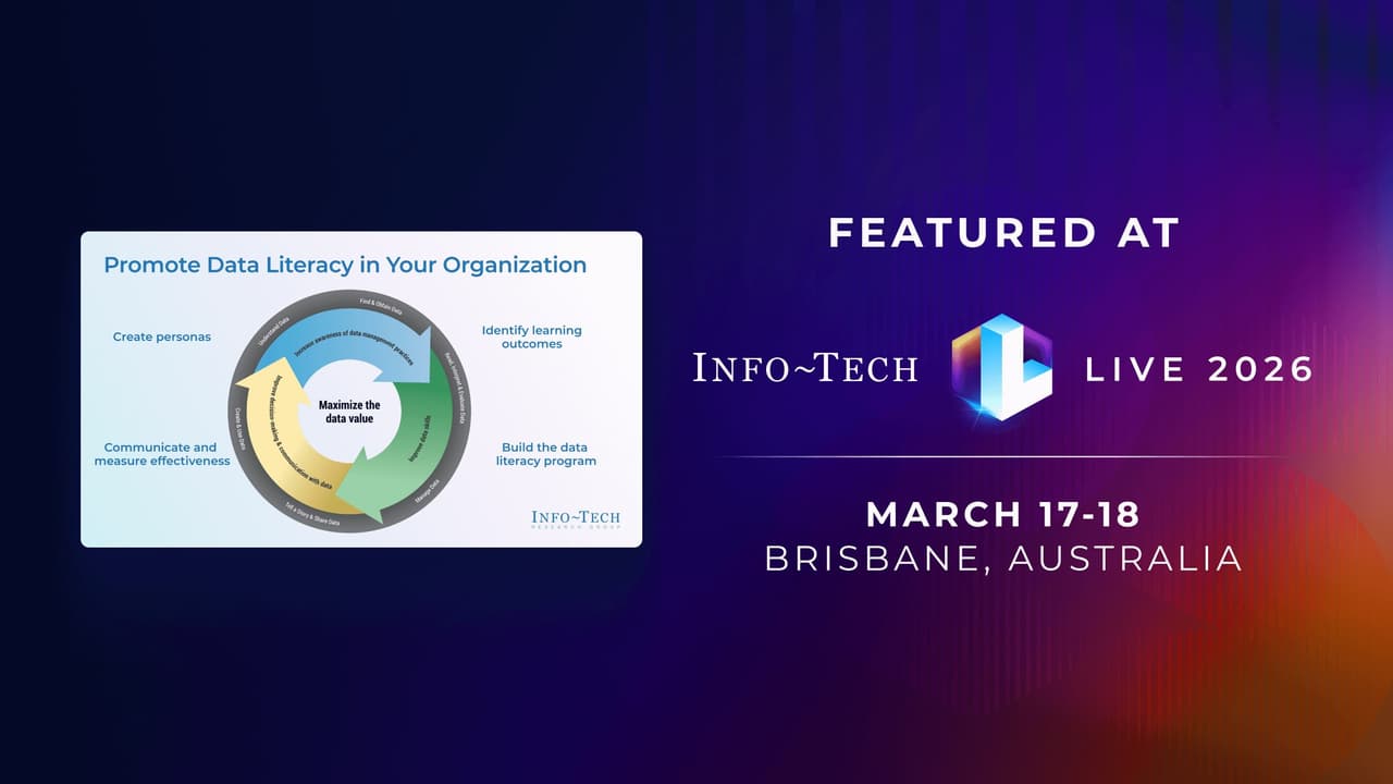 CIOs to Address Data Strategy and Decision Execution at Info-Tech LIVE 2026 in Brisbane