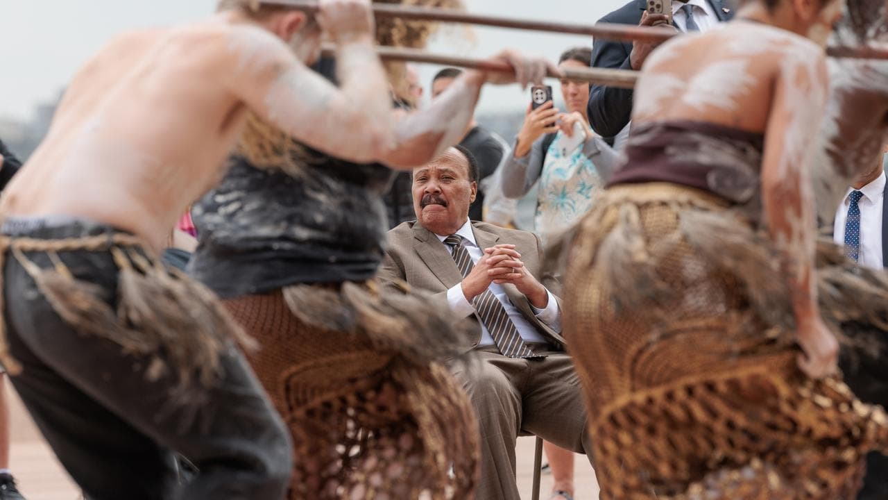 'Don't give up', MLK Jr's son tells Aussie Indigenous