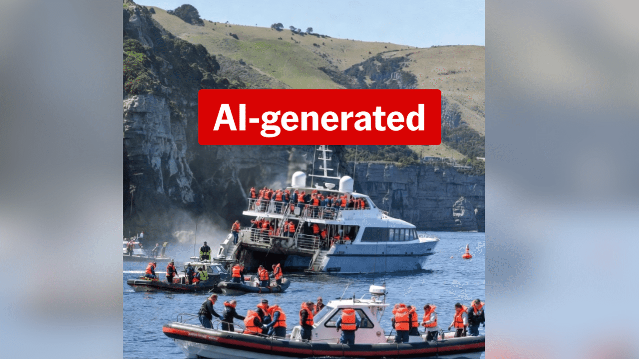 NZ 'media outlet' misrepresents news with AI images and video