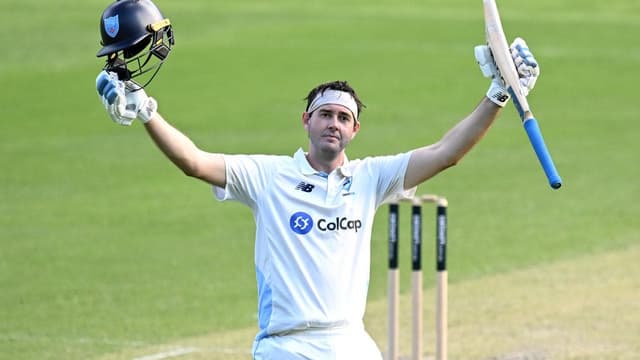 Milestone man Patterson raises his bat in Shield clash