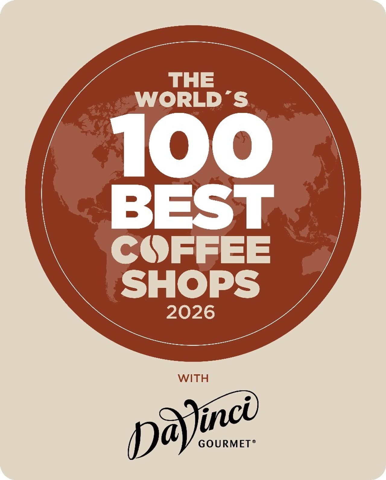 DaVinci Gourmet Named Title Sponsor of The World's 100 Best Coffee Shops 2026, to Be Unveiled in Madrid