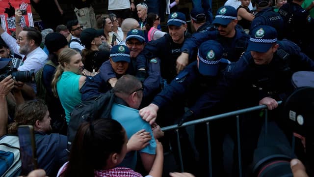 Herzog protest chaos as people pepper sprayed, arrested