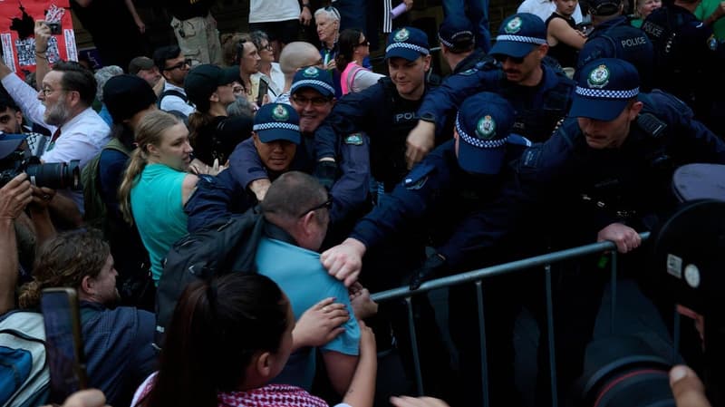 Herzog protest chaos as people pepper sprayed, arrested