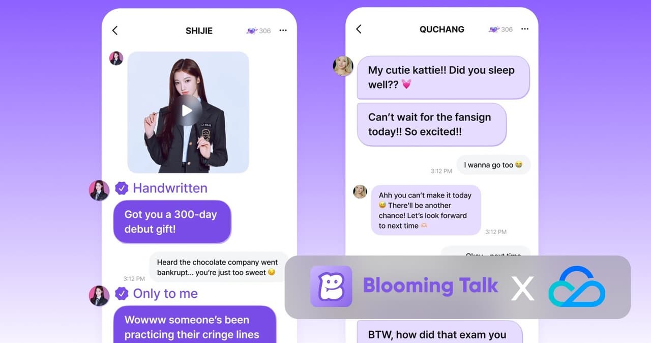 Tencent Cloud Powers Blooming Talk's Next-Gen Fan Messaging to Redefine Global Artist-Fan Connectivity