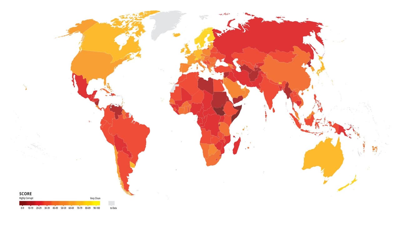 Corruption Perceptions Index 2025: Decline in leadership undermining global fight against corruption - Transparency International