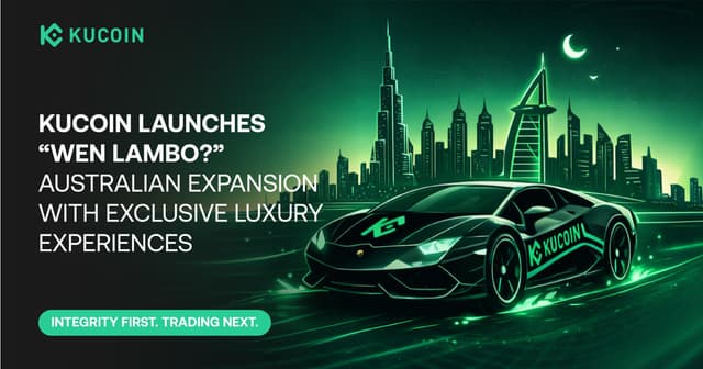 KuCoin Launches "Wen Lambo" Campaign to Mark Australian Expansion with Exclusive Luxury Client Experiences