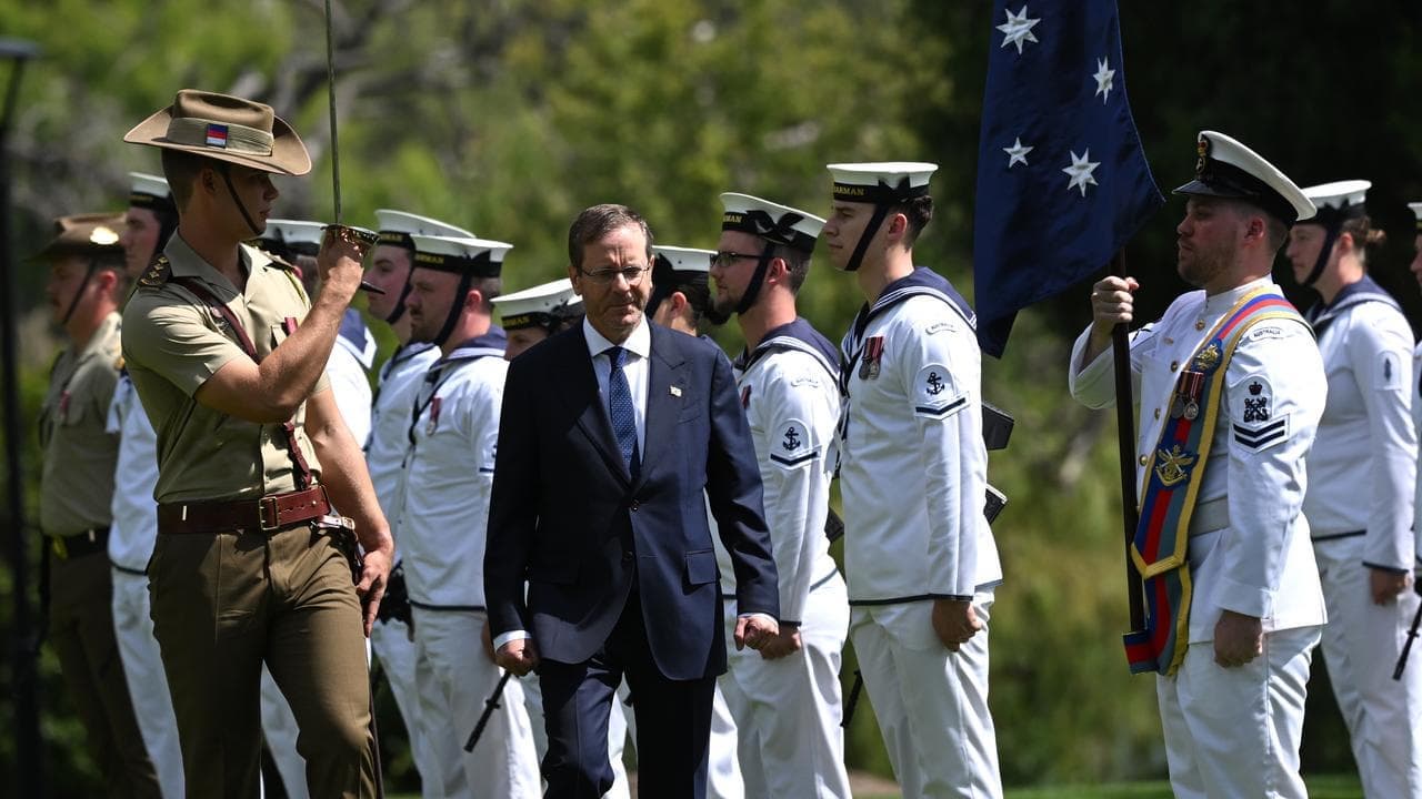 'A great moment': Herzog lauded at Government House