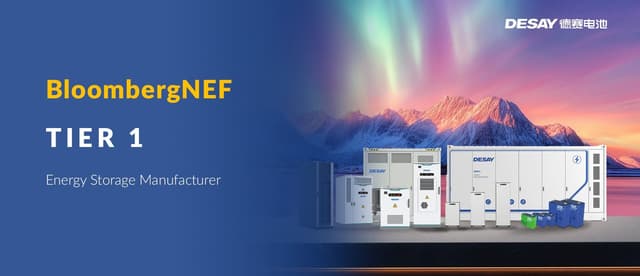 Desay Battery Named to BNEF Global Energy Storage Tier 1 List for Fourth Consecutive Year