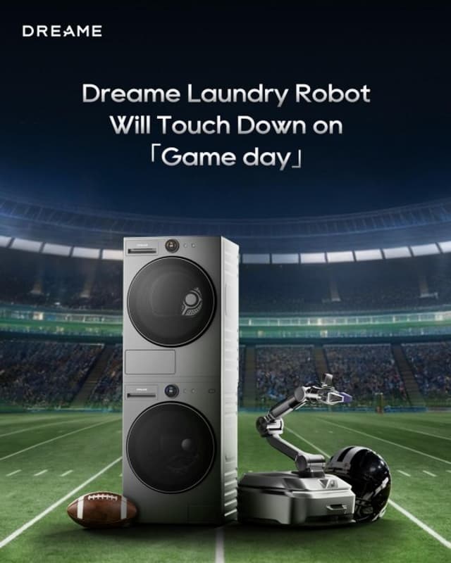 Dreame Laundry Robot Secure Prime Super Bowl Ad Slot, Elevating Global Brand Profile