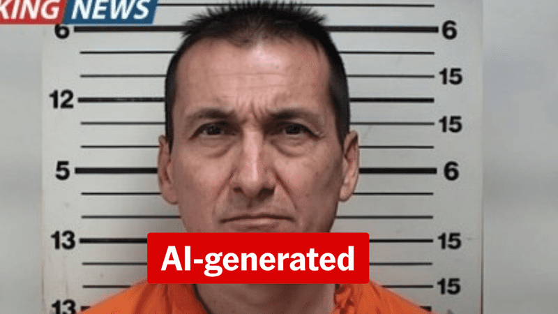 Arrest photos of fugitive Dezi are AI-generated fakes