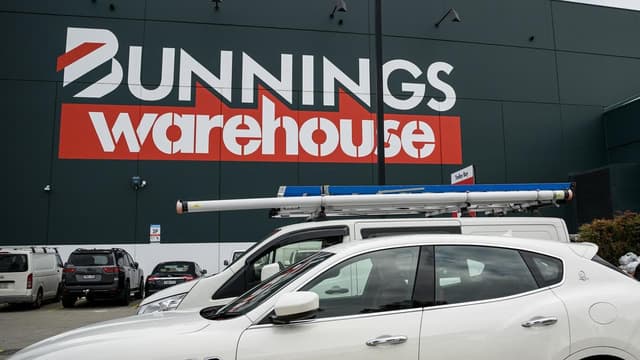 Kmart, Bunnings building as Officeworks stays deskbound