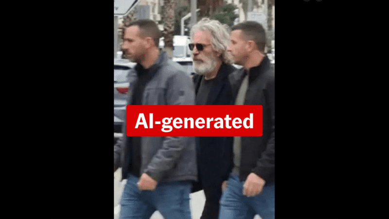 Purported image of Epstein in Israel is AI-generated