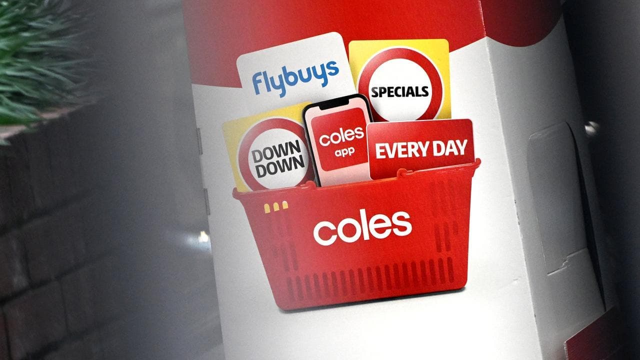 'Down Down': Coles shares shamed as sales growth slows