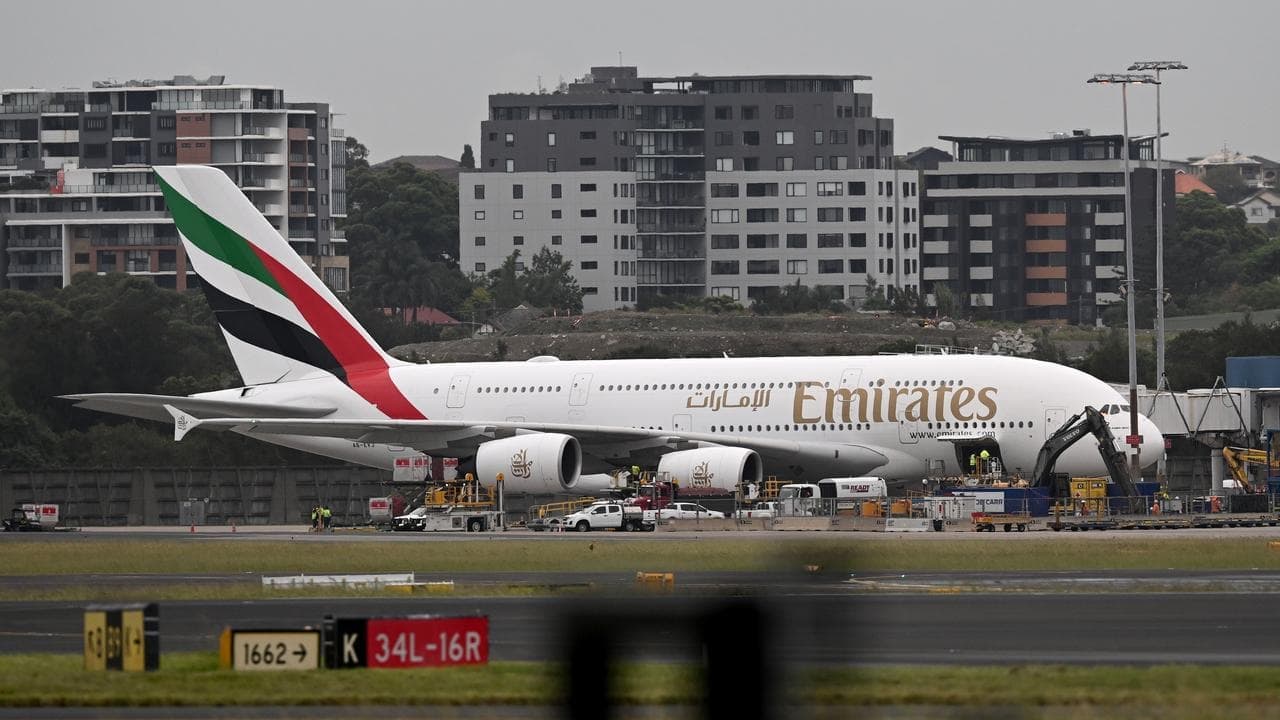 War-trapped Aussies heading home on first Dubai flight