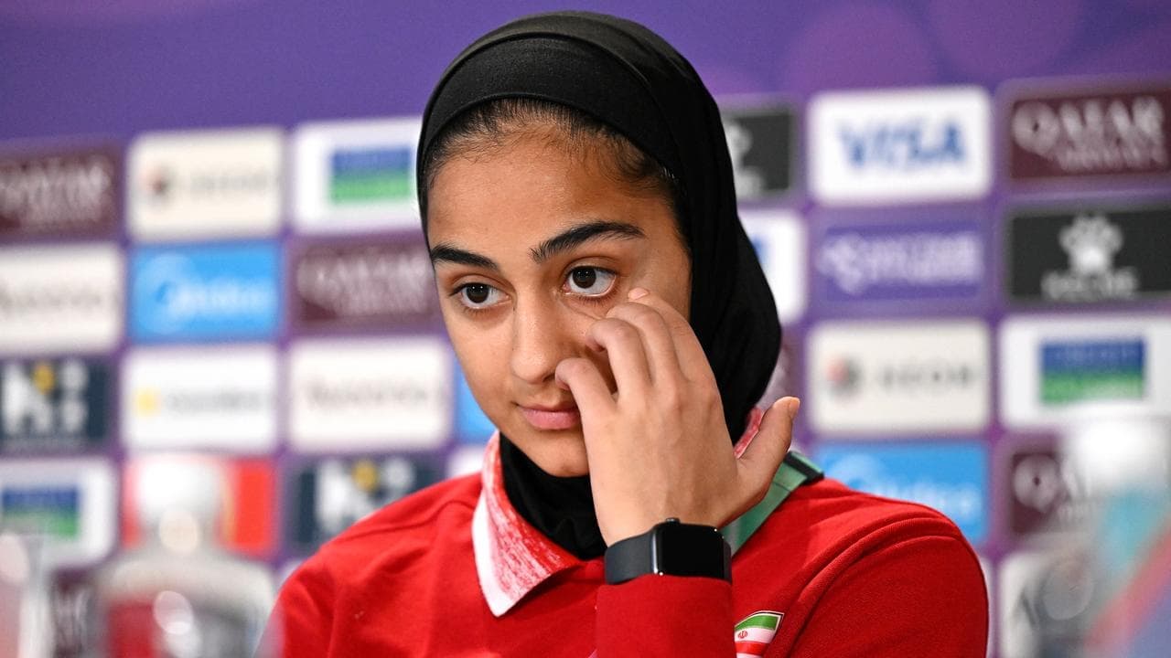 'We're concerned': Iranian star's tears over conflict