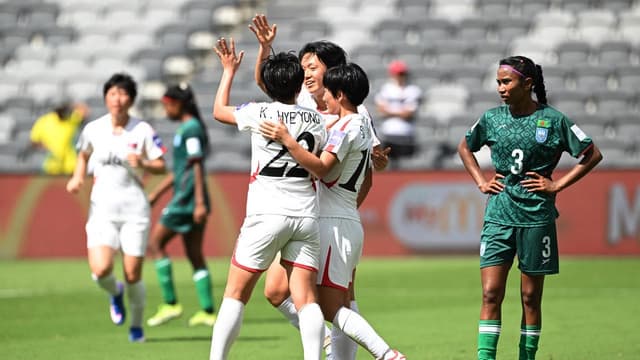 North Korea stay perfect by battering Bangladesh