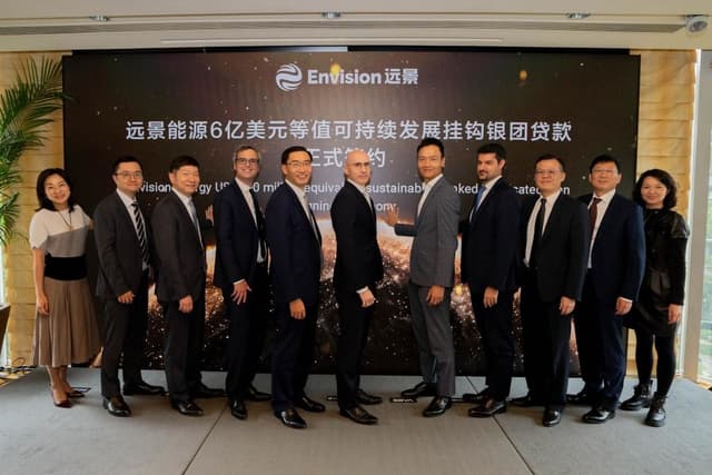 Envision Energy Completes Largest Non-Project Offshore Syndicated Financing with USD 600 Million Sustainability-Linked Loan