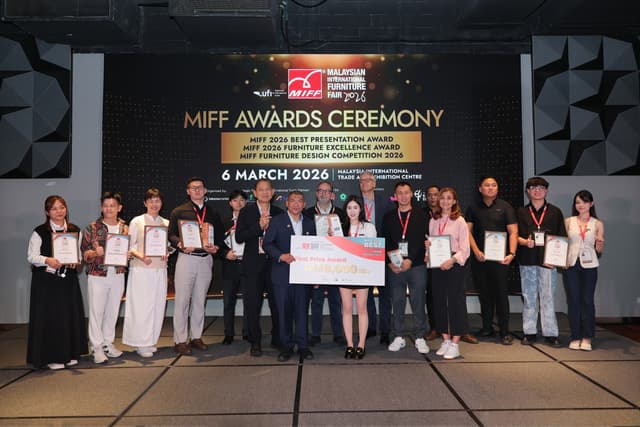 MIFF 2026 AWARDS HONOUR DESIGN EXCELLENCE IN THE FURNITURE INDUSTRY