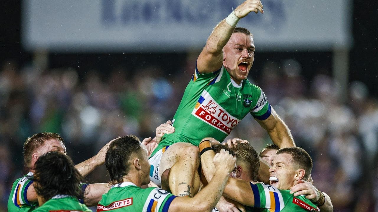 Sanders stars as Canberra beat Manly in NRL thriller