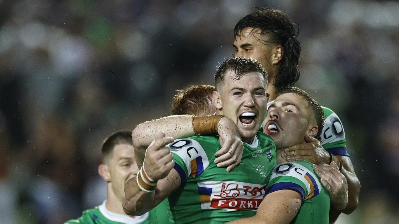 Canberra's brilliant new half announces himself to NRL