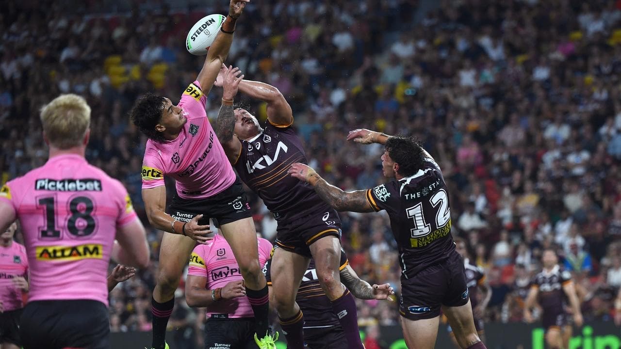 Bronco butter fingers brace for Moses aerial assault