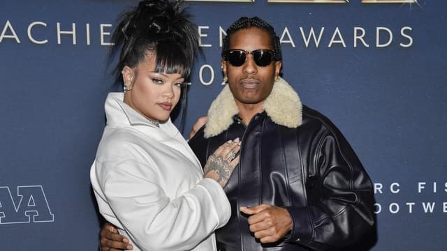 Rihanna, A$AP Rocky and kids at home when shots fired
