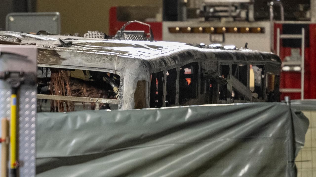 Swiss bus blaze kills six as man 'set fire to himself'