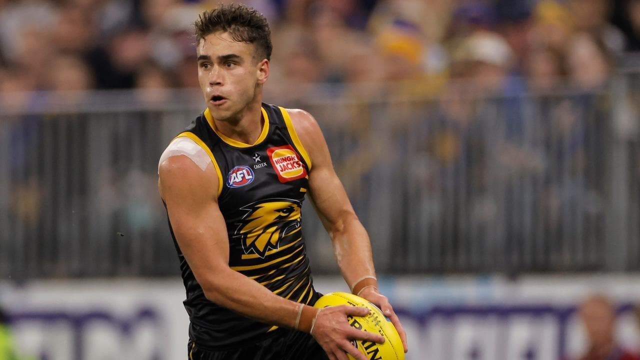 Injury hits Hewett as Eagles unleash four AFL debutants