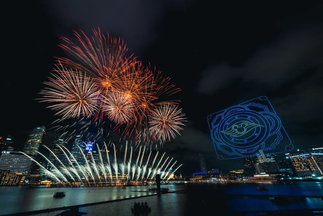 Disney Cruise Line and Marina Bay Precinct Partners Wrap Up Three-Night Sky Show Celebrating the Disney Adventure's Arrival