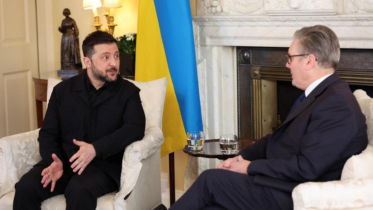 Zelenskiy, Starmer urge continuing support for Ukraine