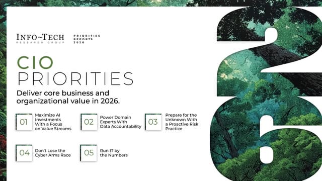 CIO Priorities 2026: AI Value and Financial Discipline Define IT Leadership in APAC, Finds Info-Tech Research Group