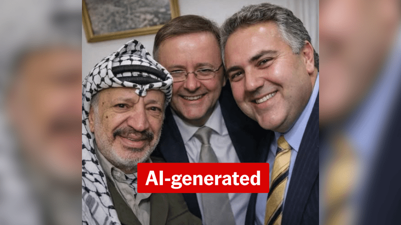 Prime minister's selfie with Palestinian leader is an AI fake