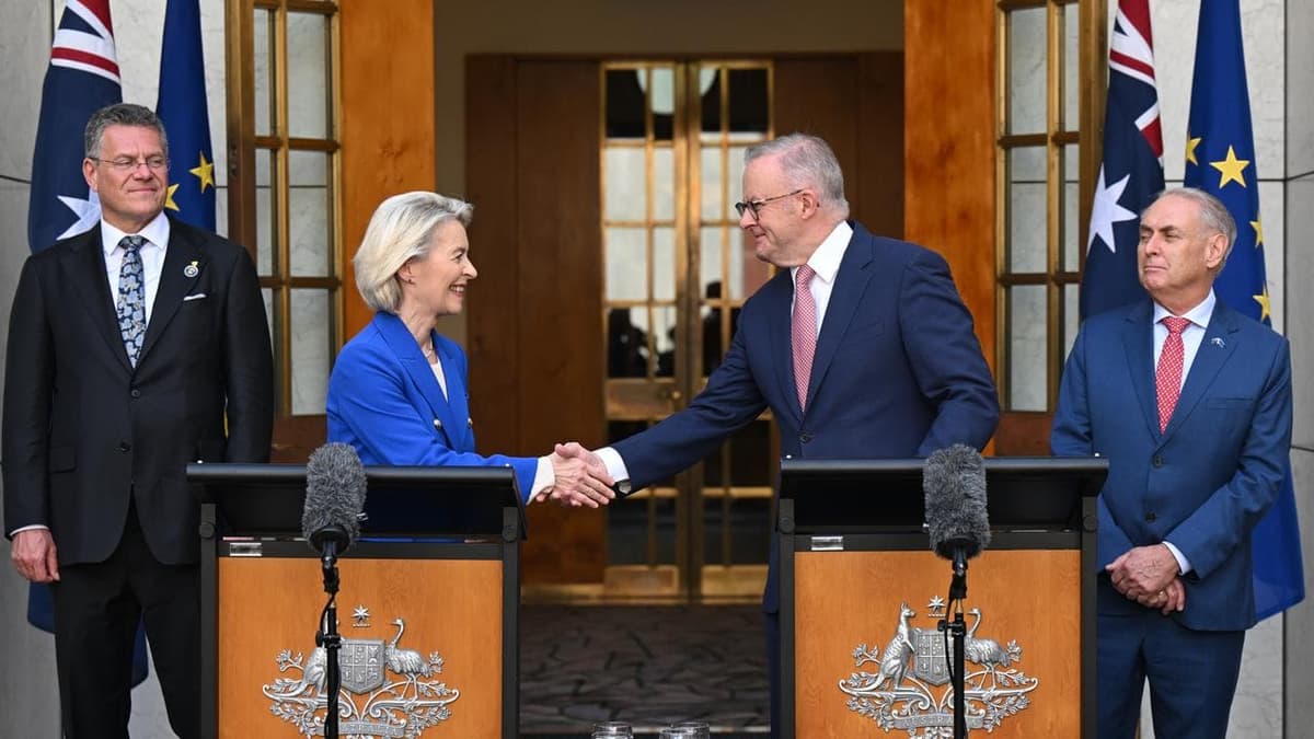 Cheaper goods to flow under 'hard yakka' EU trade deal