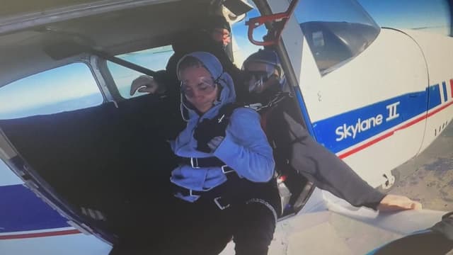 Chilling footage shows skydiver joy before death plunge