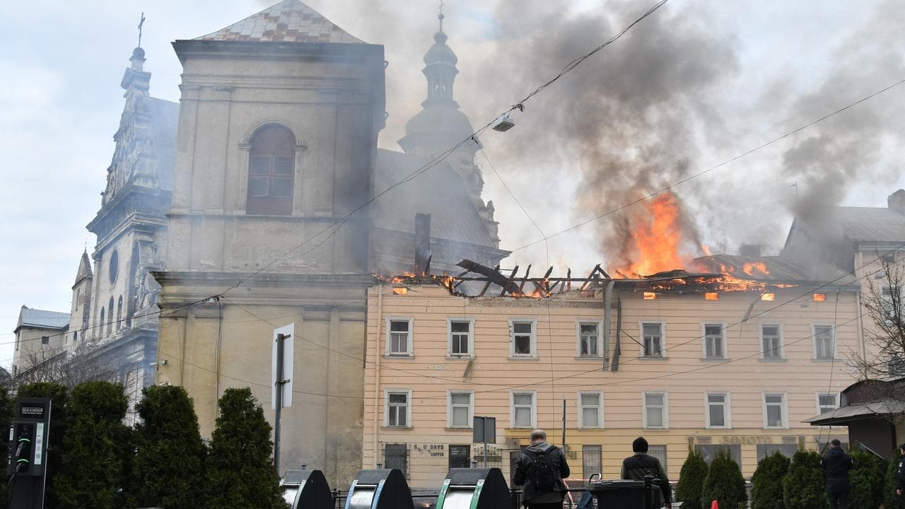 Vast Russian daytime drone strike kills three, hurts 30