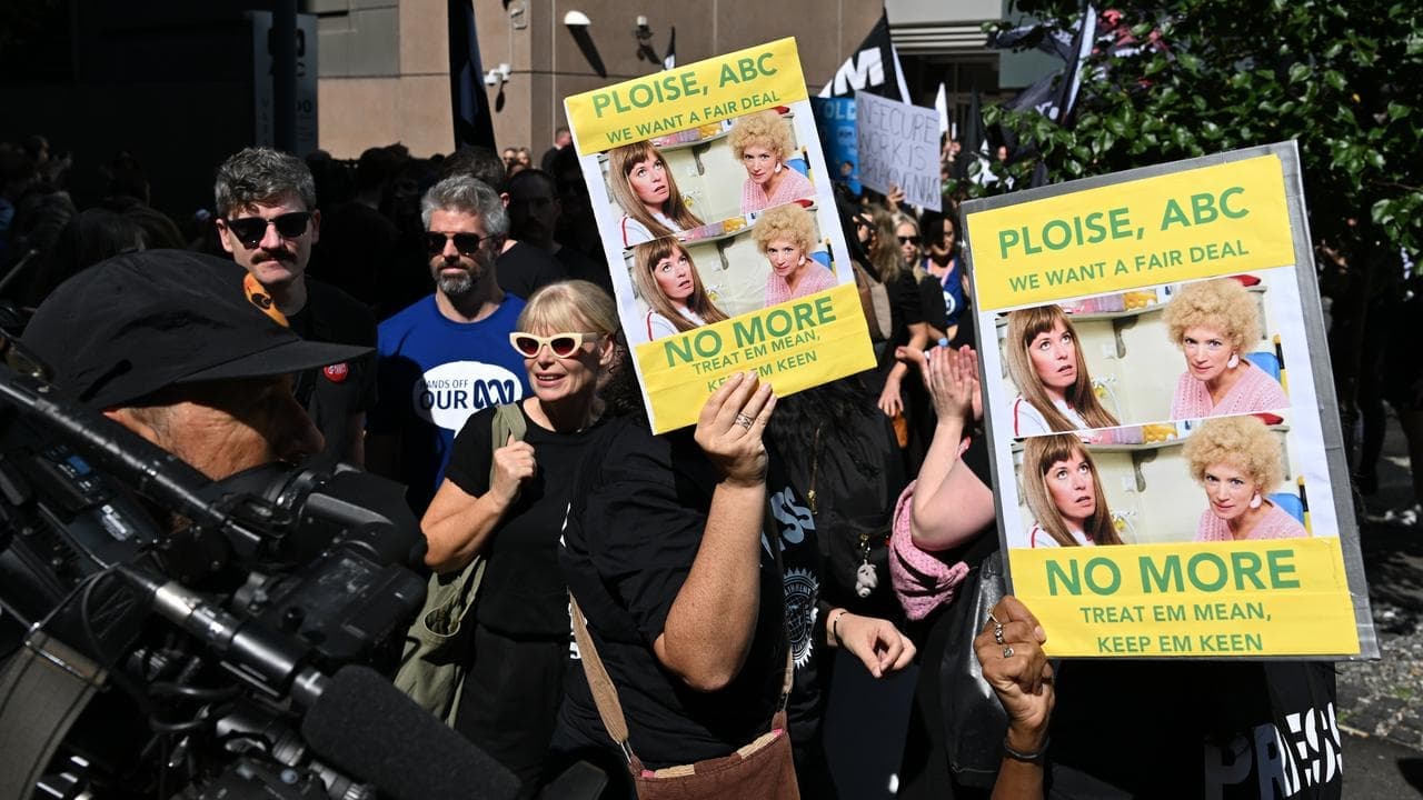 'Fight will continue': ABC staff broadcast jobs warning