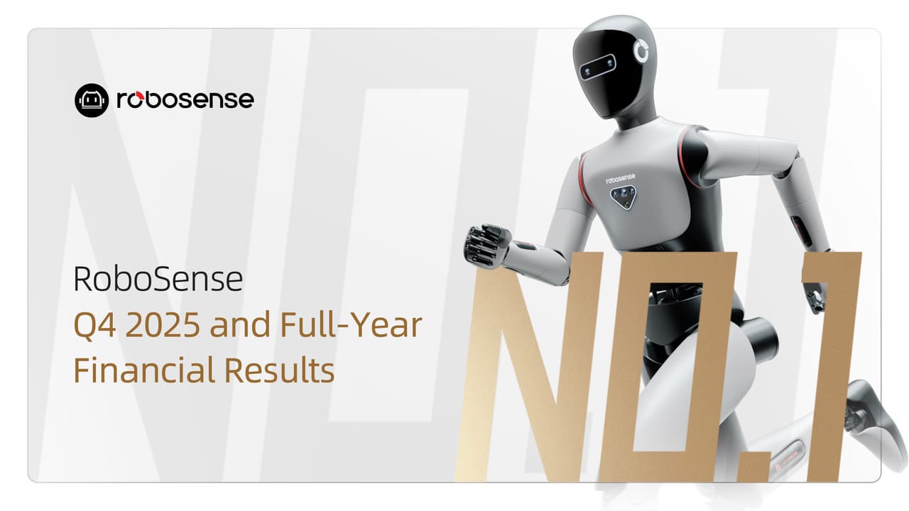 RoboSense Beat Expectations, Achieved First-Ever Quarterly Profit on Strong Robotics Growth