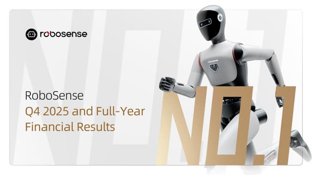 RoboSense Beat Expectations, Achieved First-Ever Quarterly Profit on Strong Robotics Growth