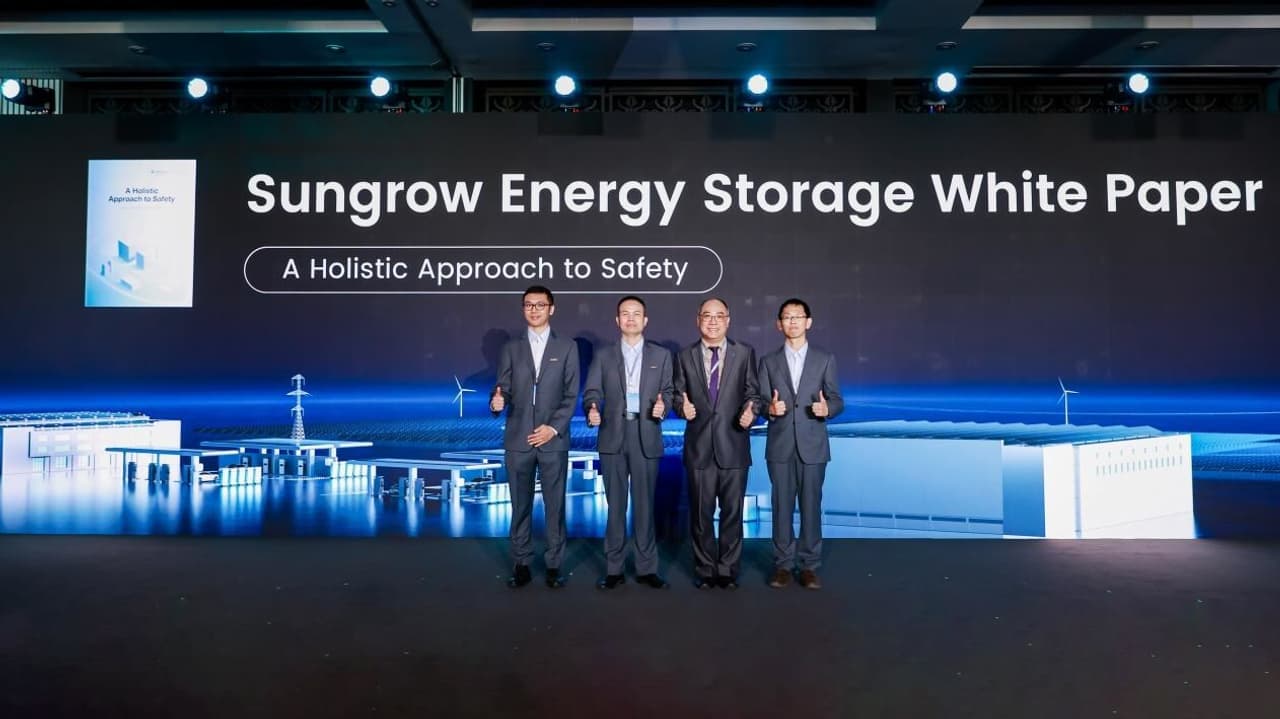 Energy Storage Safety Elevated: Sungrow & TÜV Rheinland White Paper Unveiled