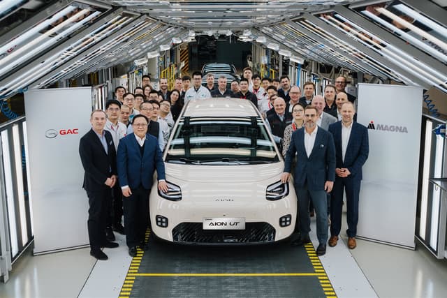 GAC Marks SOP and AION UT Roll-Off in Austria, Advancing European Localized Cooperation with Magna