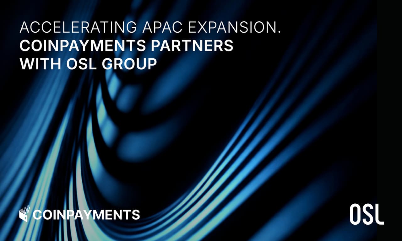 COINPAYMENTS accelerates APAC expansion with OSL Group partnership