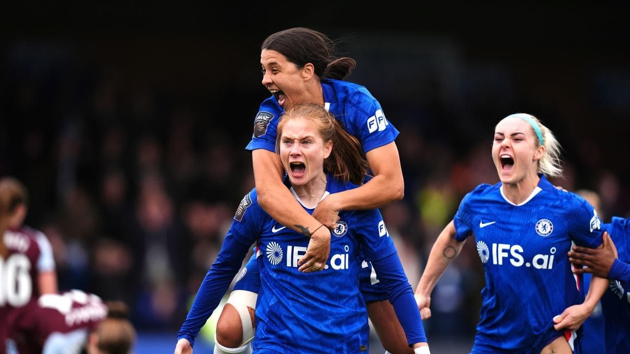Sam Kerr casts aside Asian Cup misery to fire Chelsea