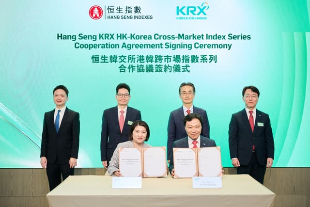 Hang Seng Indexes Company and Korea Exchange Launch the First Co-branded HK-Korea Cross-Market Index Series to Deepen Capital Market Connectivity