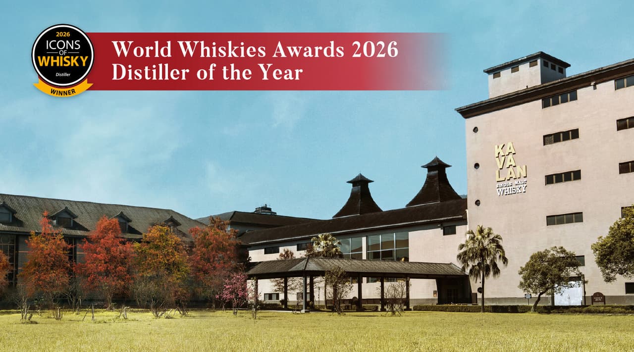 Kavalan Is 2026 'Distiller of the Year' at World Whiskies Awards