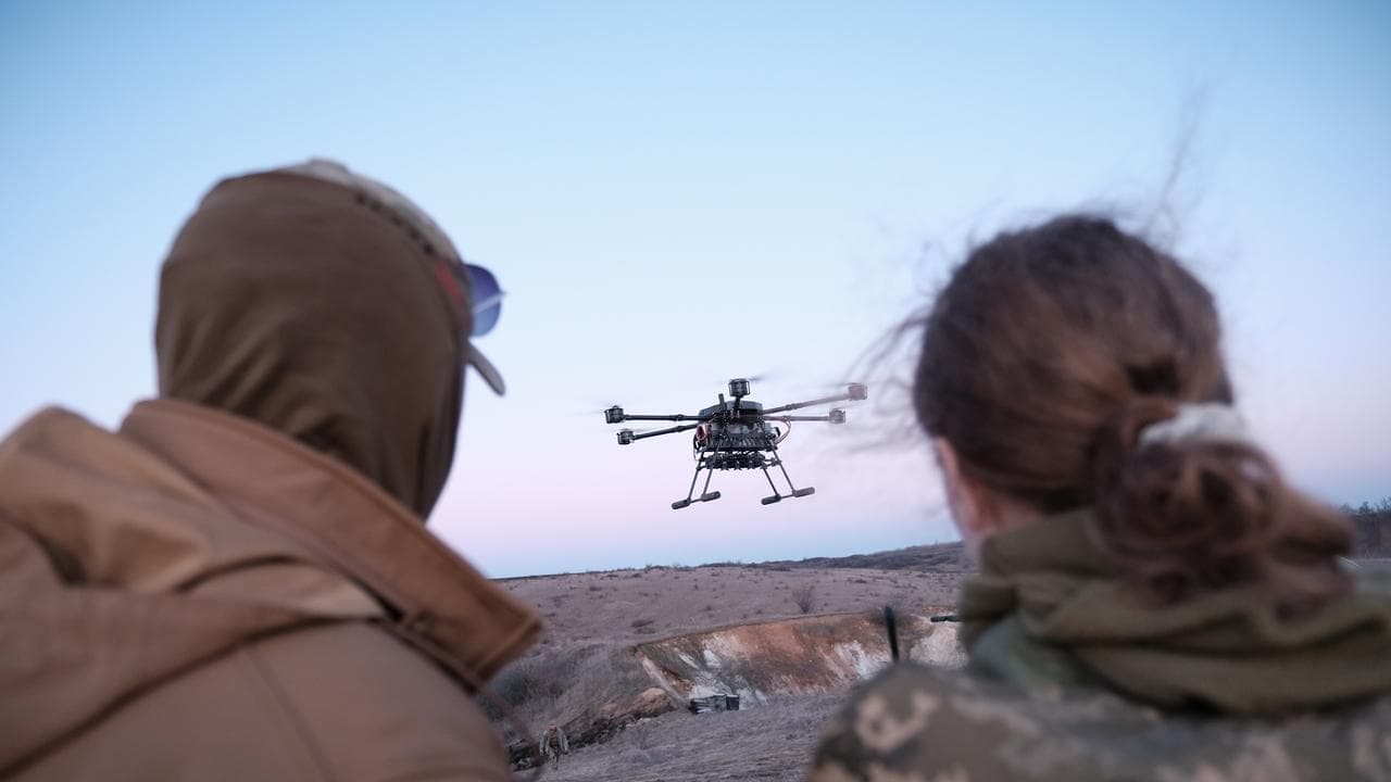 Ukrainian drones spark fire at Russian oil terminal